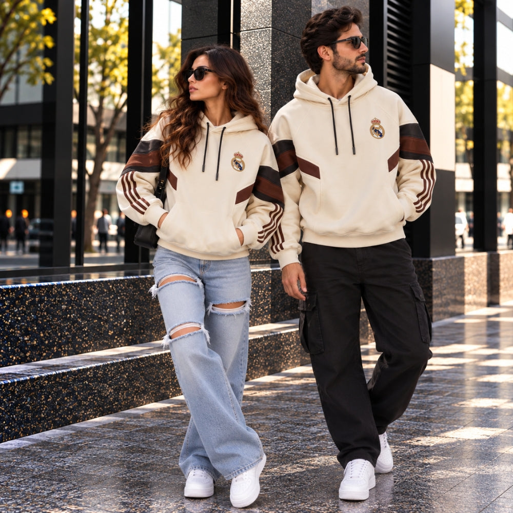 Heritage Motion Hoodie – Cream & Brown Edition