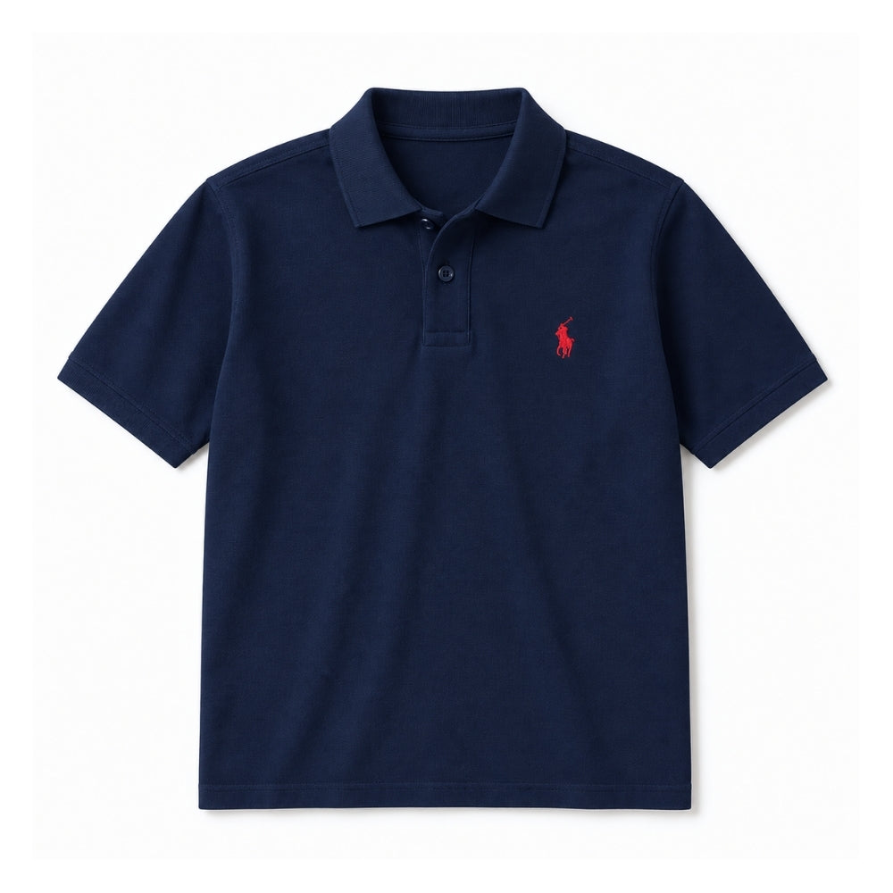 Navy Club Polo T-Shirt