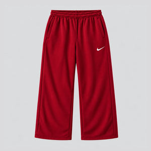 Burgundy Street Wide-Leg Pants