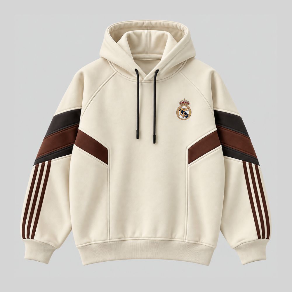 Heritage Motion Hoodie – Cream & Brown Edition