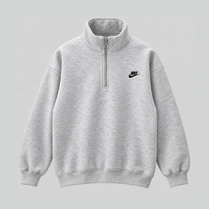 Silver Mist – Grey Halfzip Sweater
