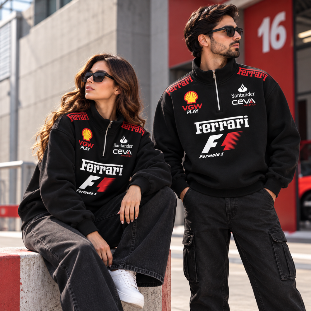 Pole Position - Halfzip Sweater