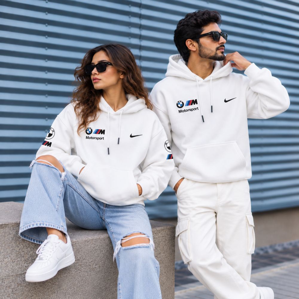 Urban Motorsport Hoodie – White Edition