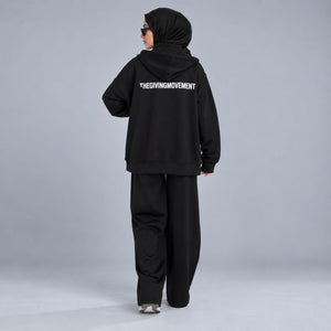 Off-Duty Oversized Suit – Black