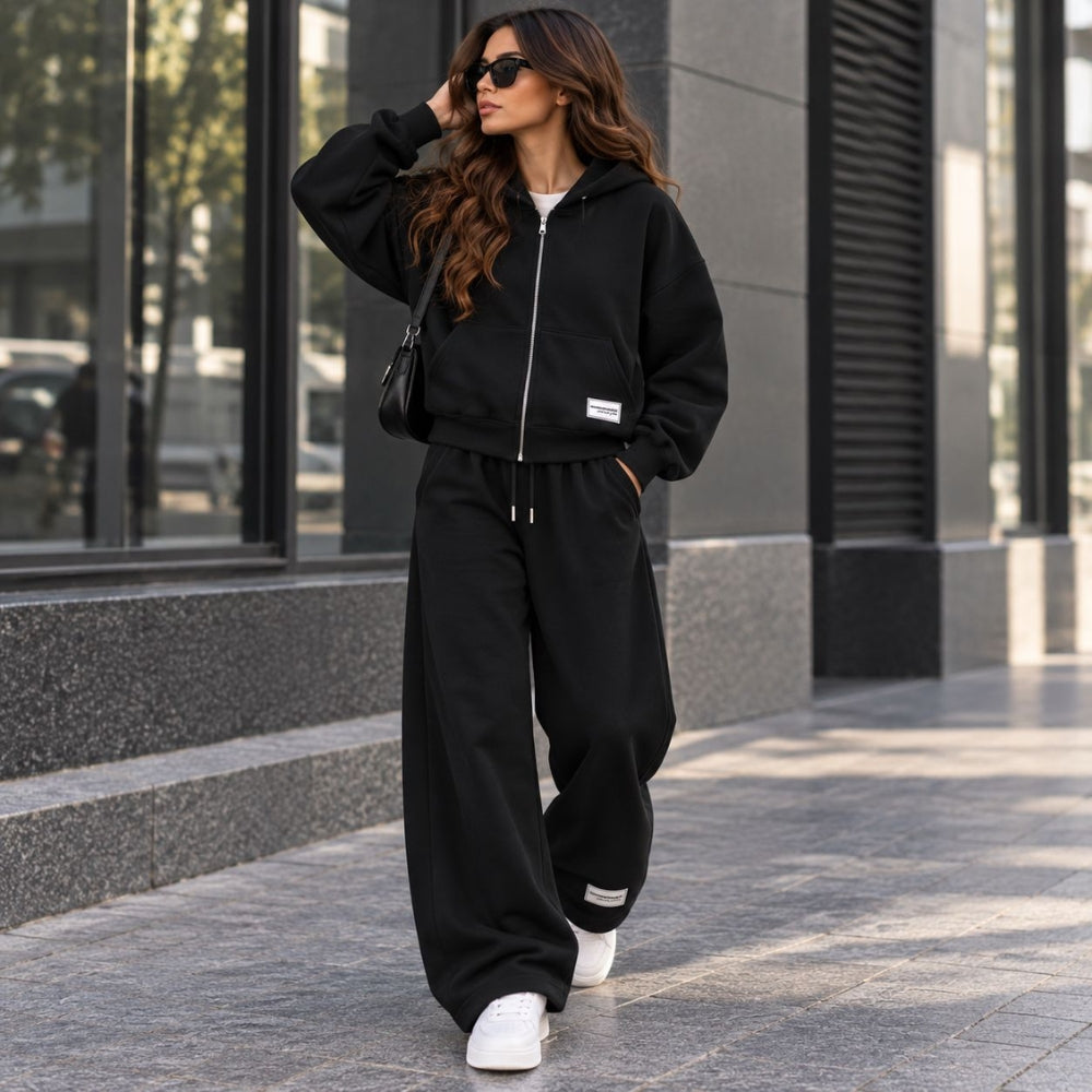 Off-Duty Oversized Suit – Black