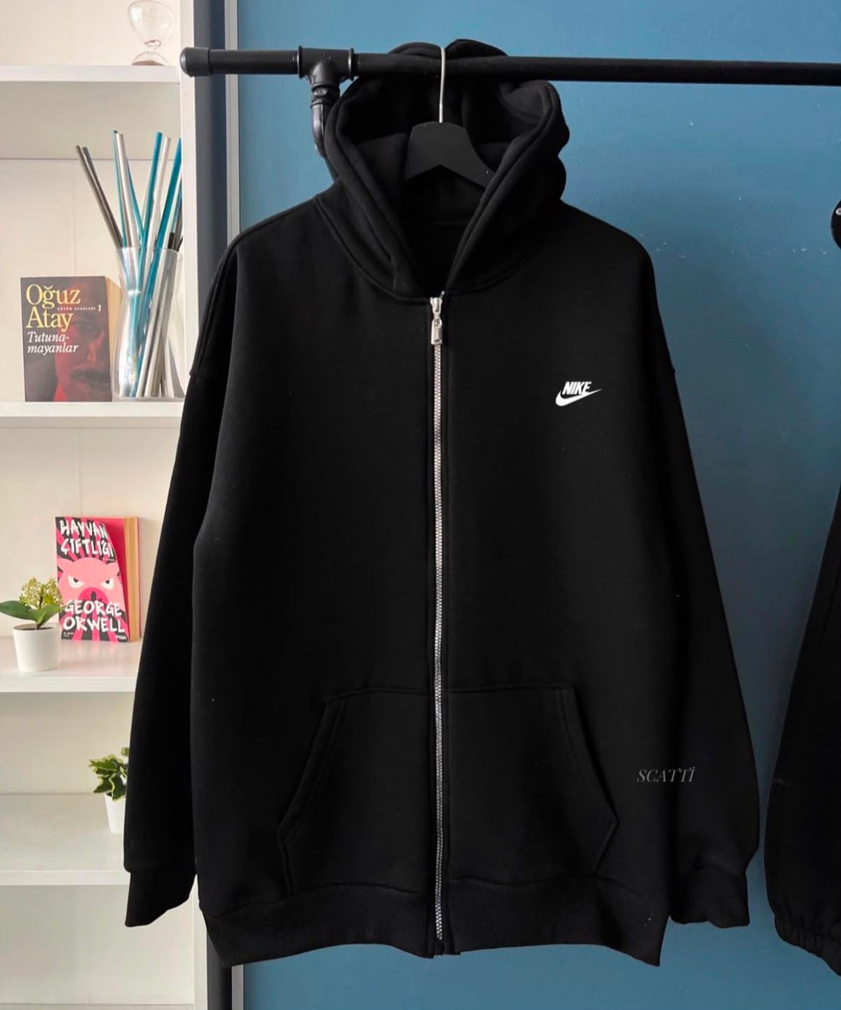 Blackout Essential Full-Zip Hoodie – Black Unisex