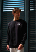 Urban Essential Crewneck – Black Minimal Sweatshirt