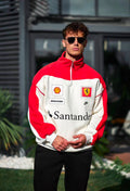 Velocity Redline Quarter-Zip Sweatshirt – Red & White Racing Edition