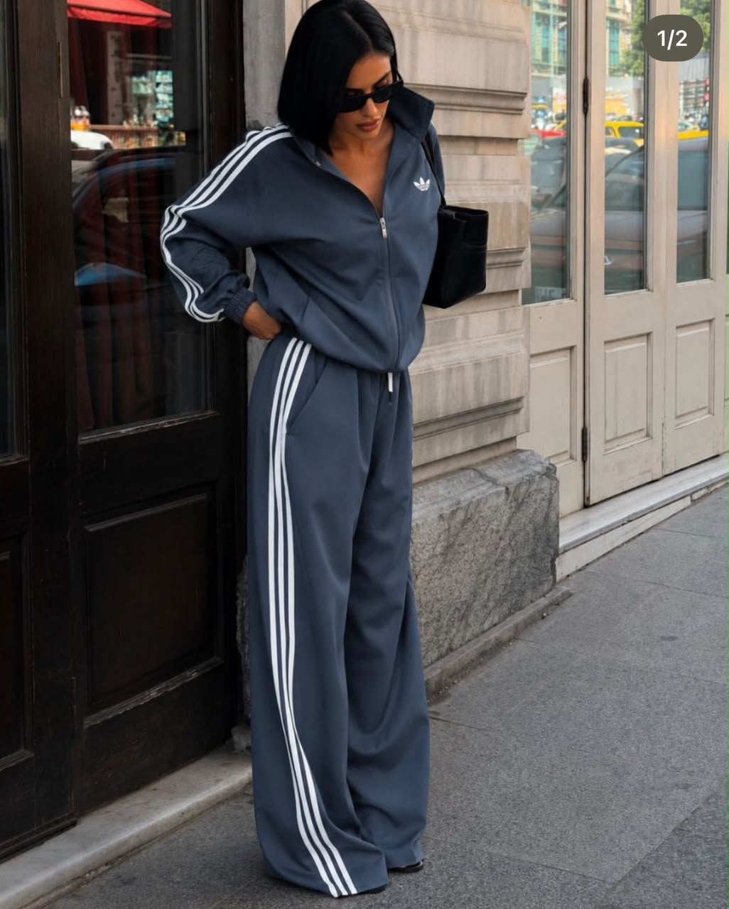 Urban Navy Three-Stripe Suit