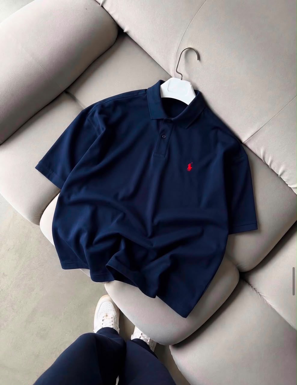 Navy Club Polo T-Shirt