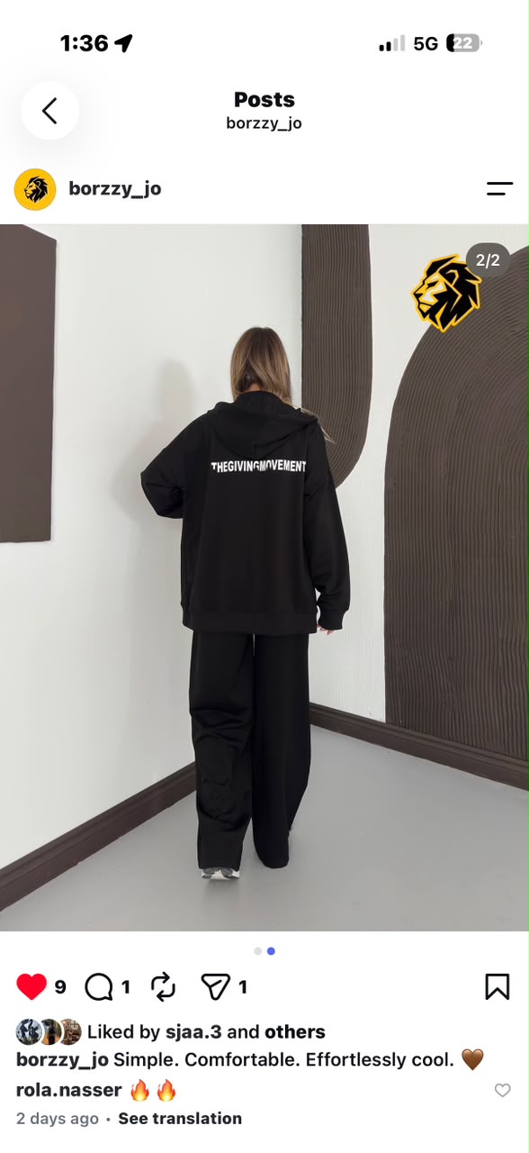 Off-Duty Oversized Suit – Black