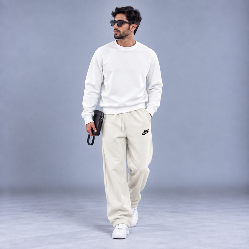 Cream Motion Pants